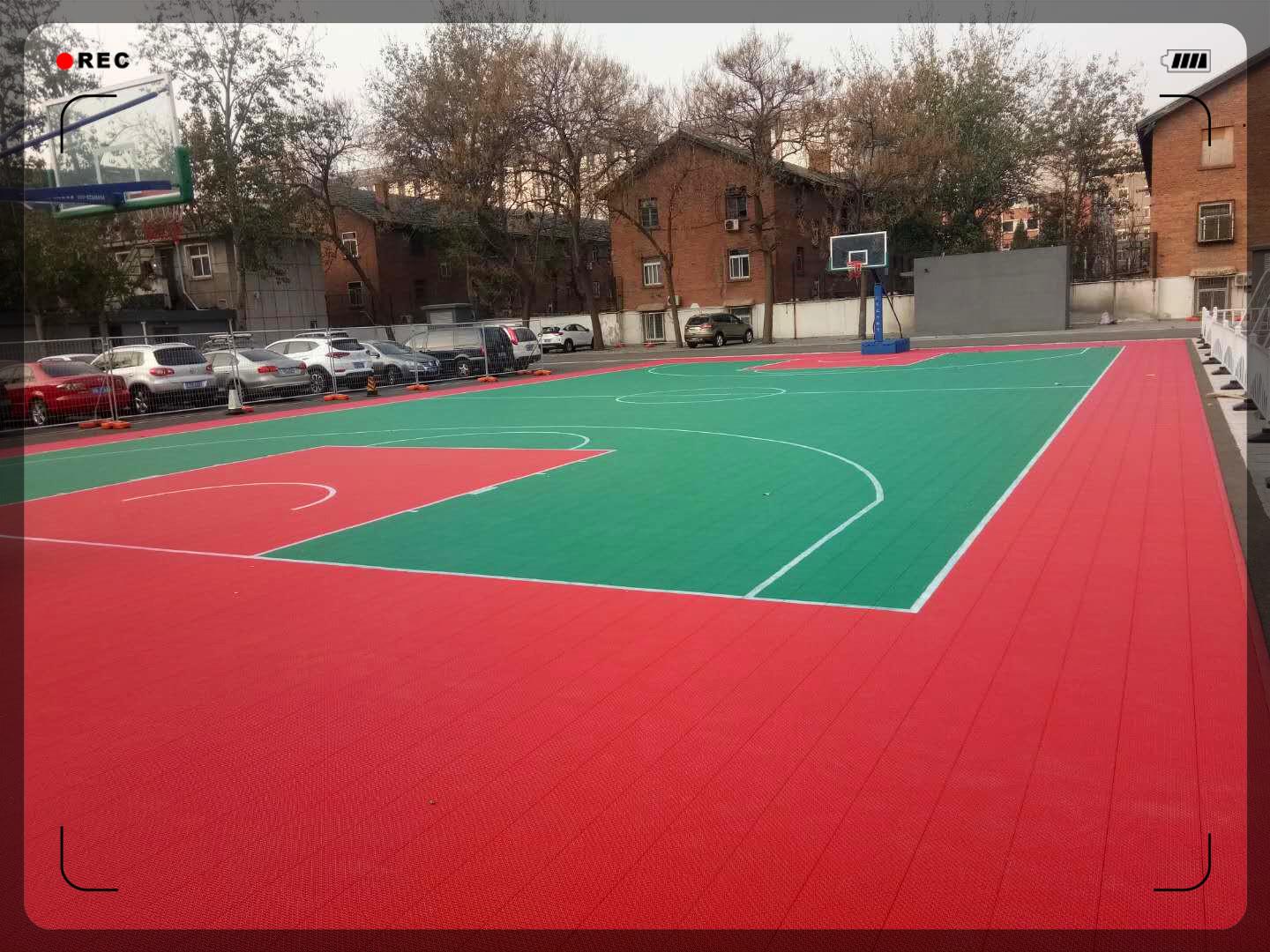 北京市陈经纶中学 悬浮地板（篮球场）