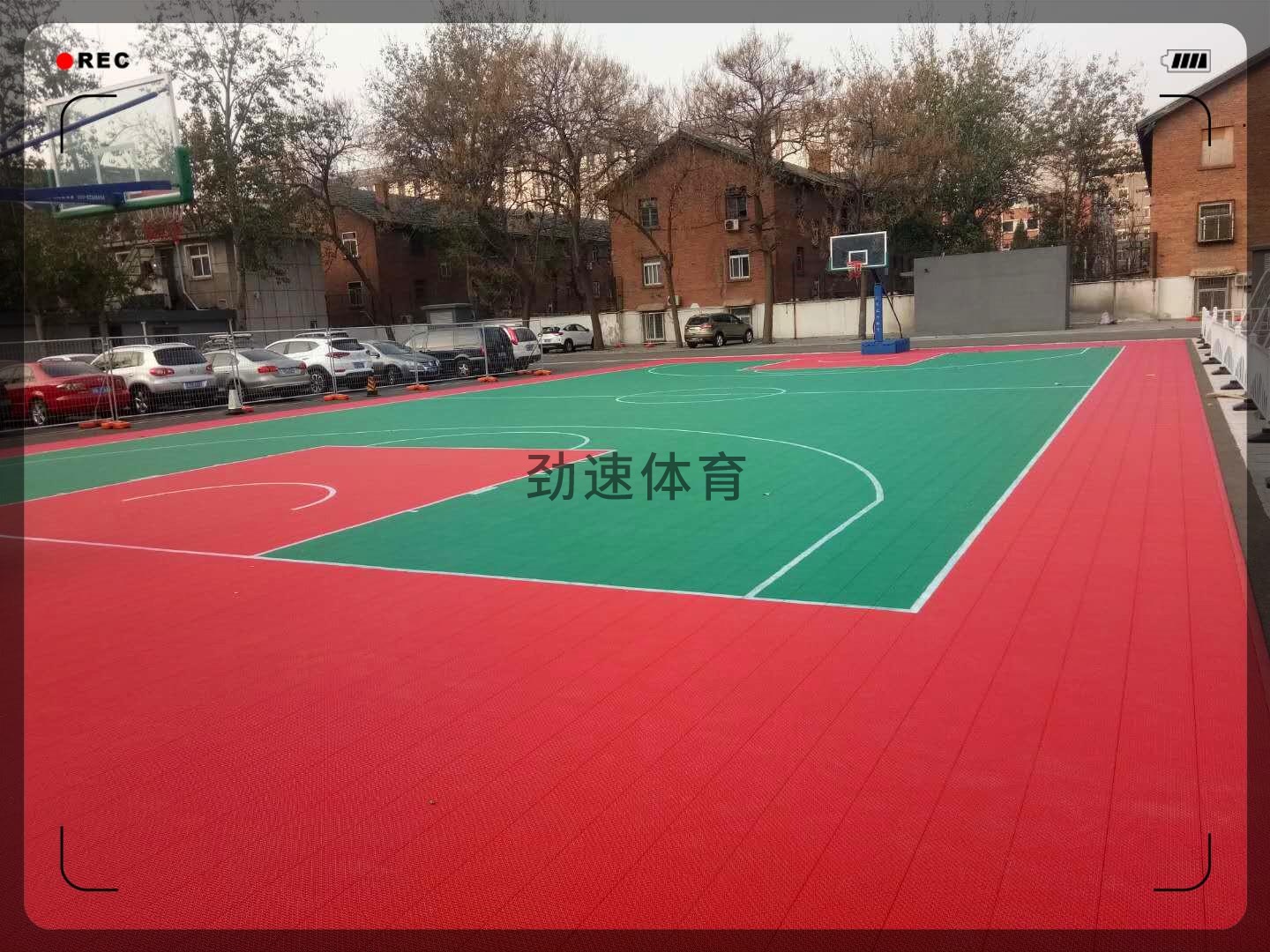 北京市陈经纶中学 悬浮地板（篮球场）